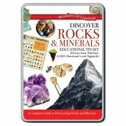 Flash Sale ???? North Parade Publishing Discover Rocks & Minerals Educational Tin Set ????