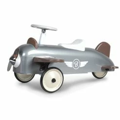 Flash Sale ???? Baghera Speedster Metal Ride On Silver Plane ????