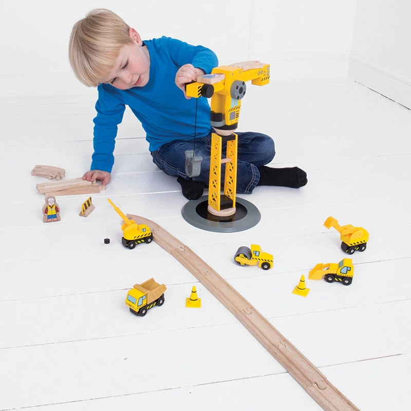 Best Sale ✔️ Bigjigs Big Crane Construction Set ???? - Image 2
