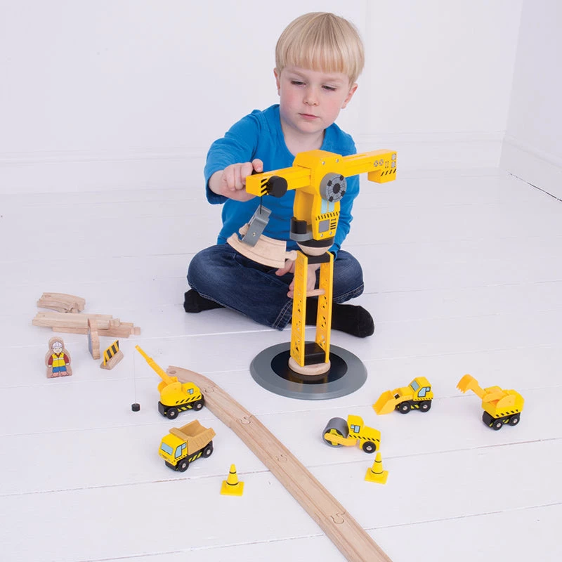 Best Sale ✔️ Bigjigs Big Crane Construction Set ???? - Image 4
