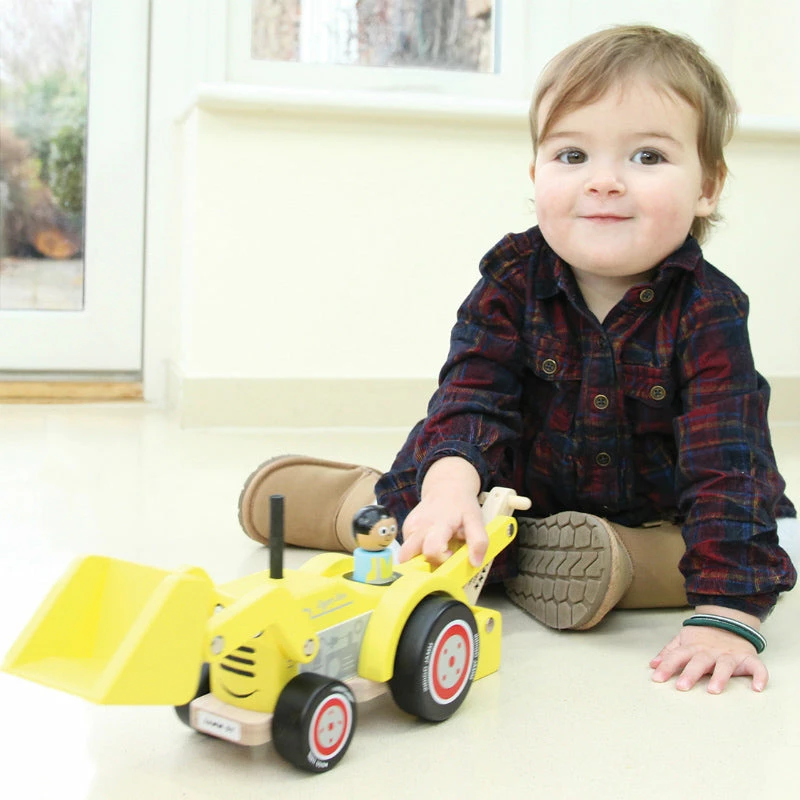 Budget ???? Indigo Jamm Digger Dave Wooden Vehicle ⌛ - Image 2