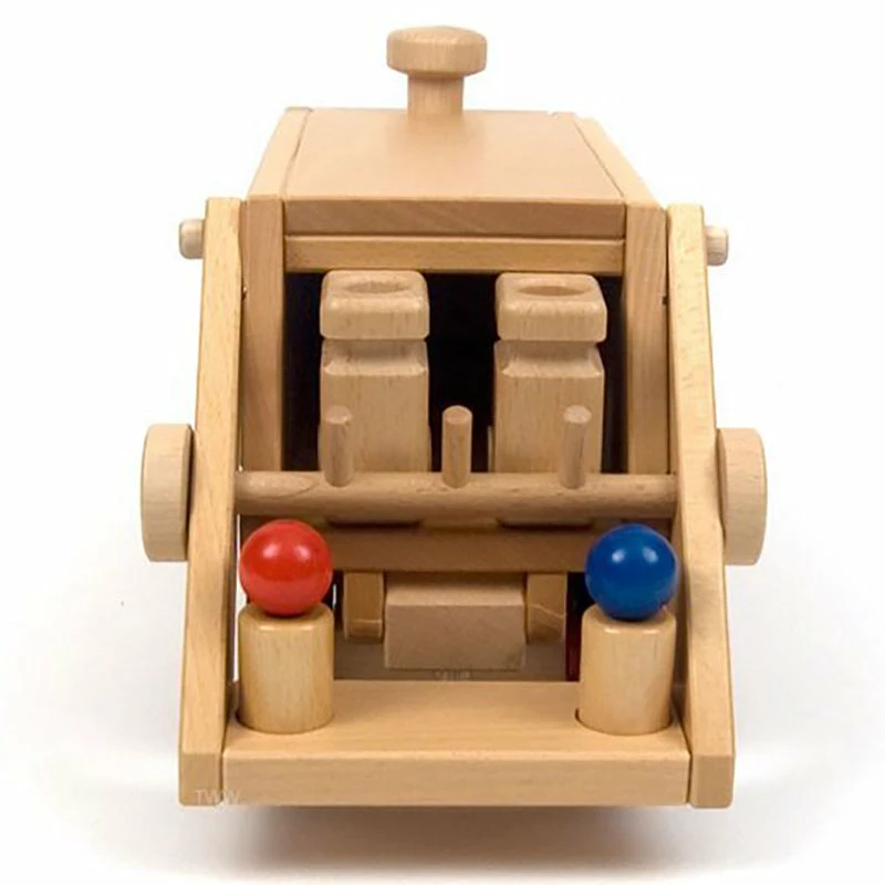 New ???? Fagus Wooden Garbage Tipper Truck ✨ - Image 4