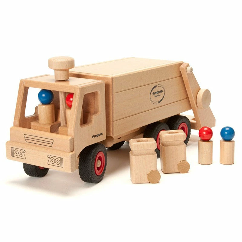 New ???? Fagus Wooden Garbage Tipper Truck ✨ - Image 2