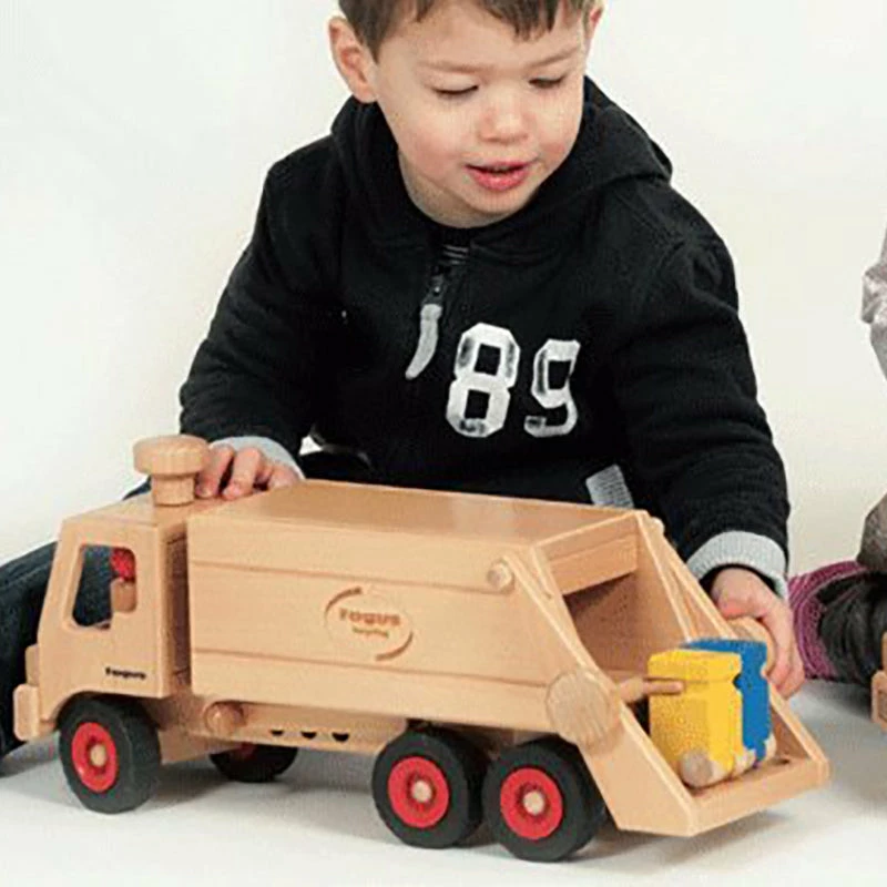 New ???? Fagus Wooden Garbage Tipper Truck ✨ - Image 5