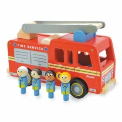 Buy ???? Indigo Jamm Freddie Fire Engine Wooden Truck ????