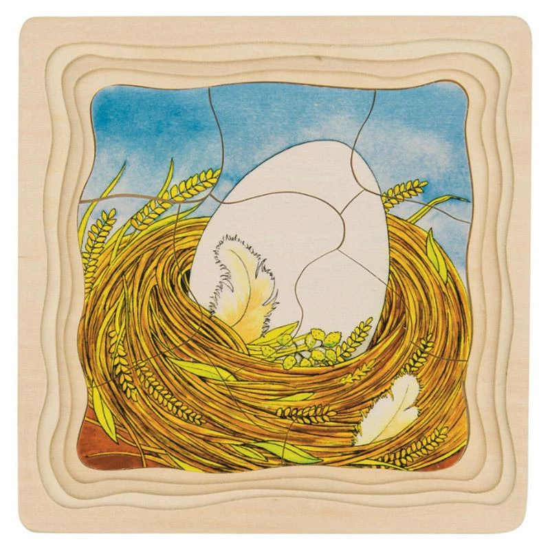 Outlet ???? Goki Chicken Life Cycle 4 Layer Puzzle ⭐ 4 Outlet ???? Goki Chicken Life Cycle 4 Layer Puzzle ⭐ - Image 2