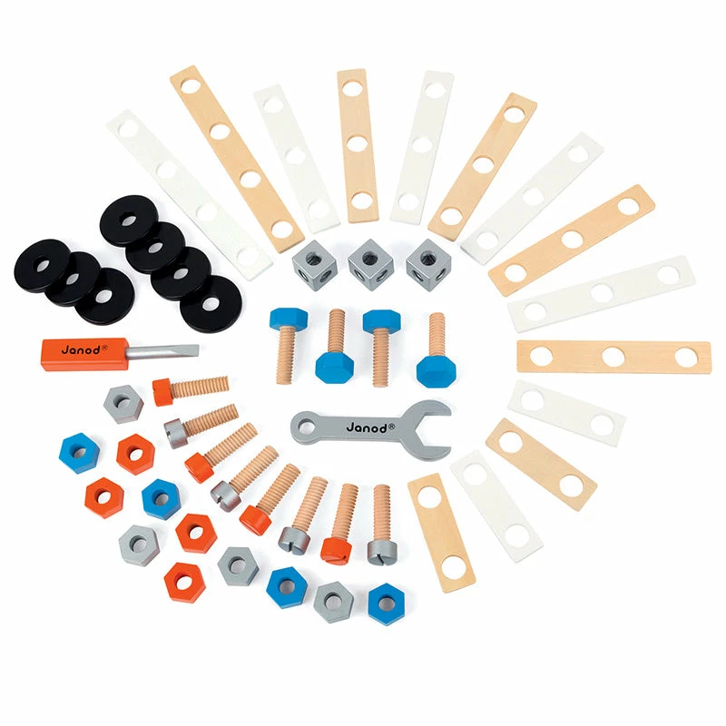 Cheap ???? Janod Brico Kids DIY Barrel 50pc ???? 5 Cheap ???? Janod Brico Kids DIY Barrel 50pc ???? - Image 3
