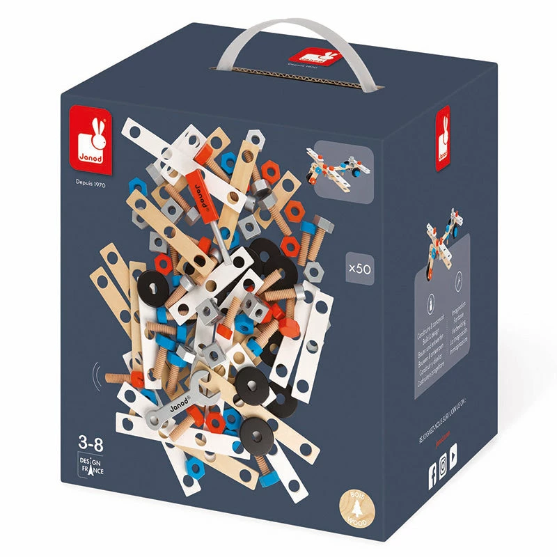 Cheap ???? Janod Brico Kids DIY Barrel 50pc ???? 10 Cheap ???? Janod Brico Kids DIY Barrel 50pc ???? - Image 8