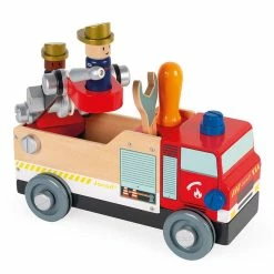 Alternative view of Top 10 ???? Janod Brico Kids DIY Wooden Fire Truck ⌛