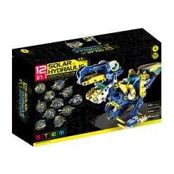 Best Sale ???? Johnco 12 In 1 Solar & Hydraulic Robot Construction Kit ????