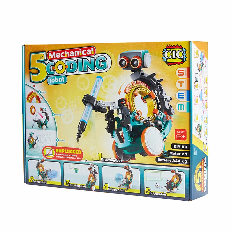 Hot Sale ???? Johnco 5 In 1 Mechanical Coding Robot Kit ????