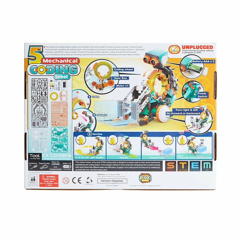 Hot Sale ???? Johnco 5 In 1 Mechanical Coding Robot Kit ???? - Image 2