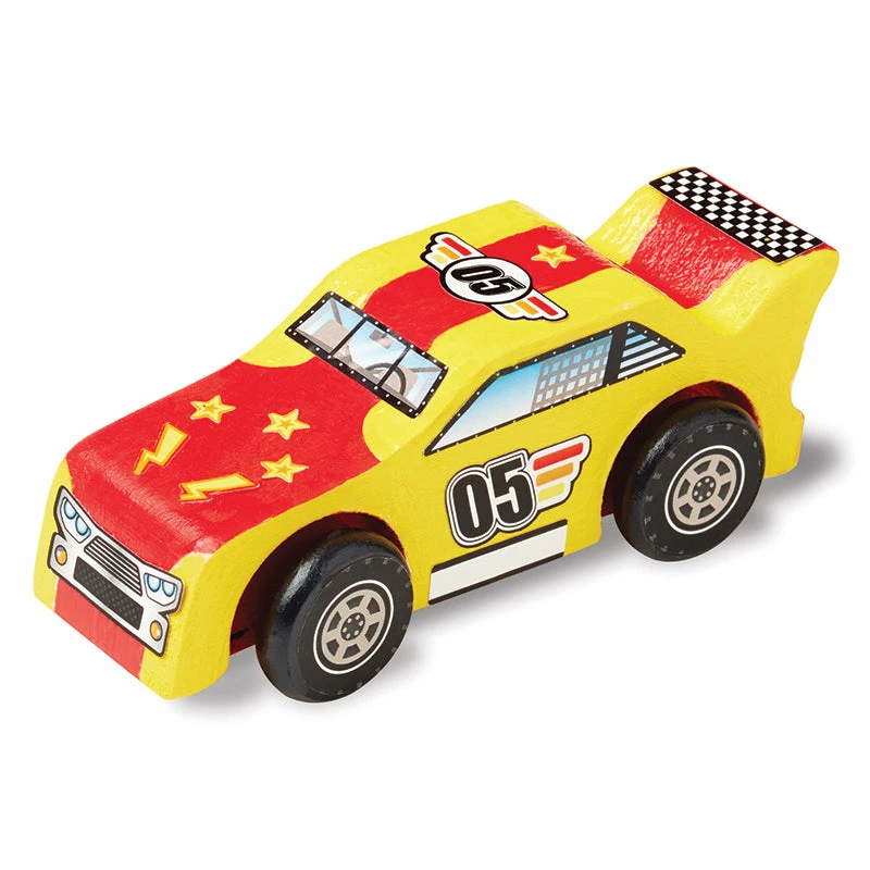 Deals ✔️ Melissa & Doug Decorate Your Own Race Car ???? - Image 2