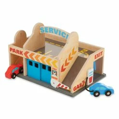 Discount ❤️ Melissa & Doug Service Station Parking Garage ⌛