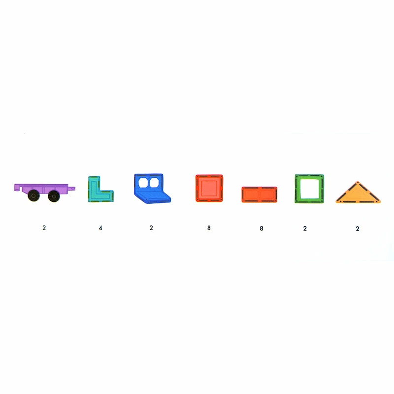 Hot Sale ???? Learn & Grow Magnetic Tiles Car Pack Set 28pc ???? 5 Hot Sale ???? Learn & Grow Magnetic Tiles Car Pack Set 28pc ???? - Image 3