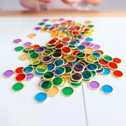 Promo ⌛ Learn & Grow Premium Metal Rimmed Counting Chips ????