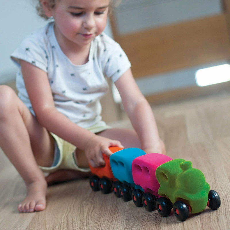 Budget ⭐ Rubbabu Train With 3 Wagons ???? 4 Budget ⭐ Rubbabu Train With 3 Wagons ???? - Image 2