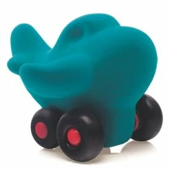 Promo ???? Rubbabu Little Rubber Plane Turquoise ????