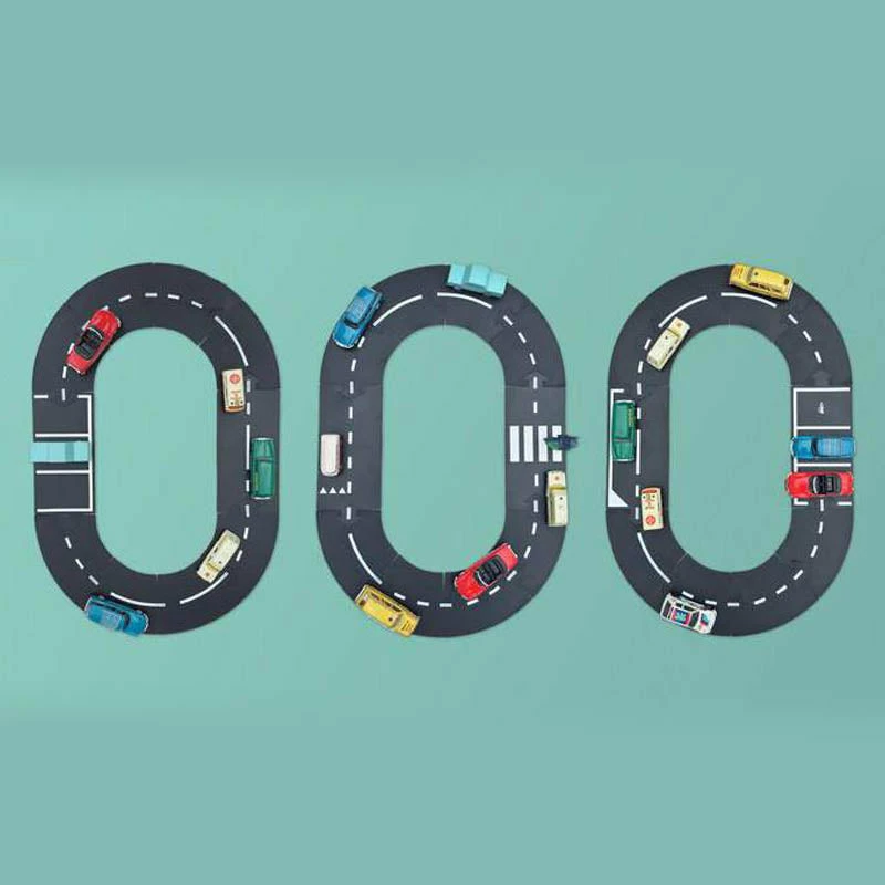 Best Sale ???? Way To Play Rubber Road Straight Extension Set 4pc ???? - Image 4