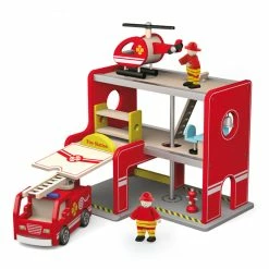 Best Sale ❤️ Viga Fire Station With Accessories ????
