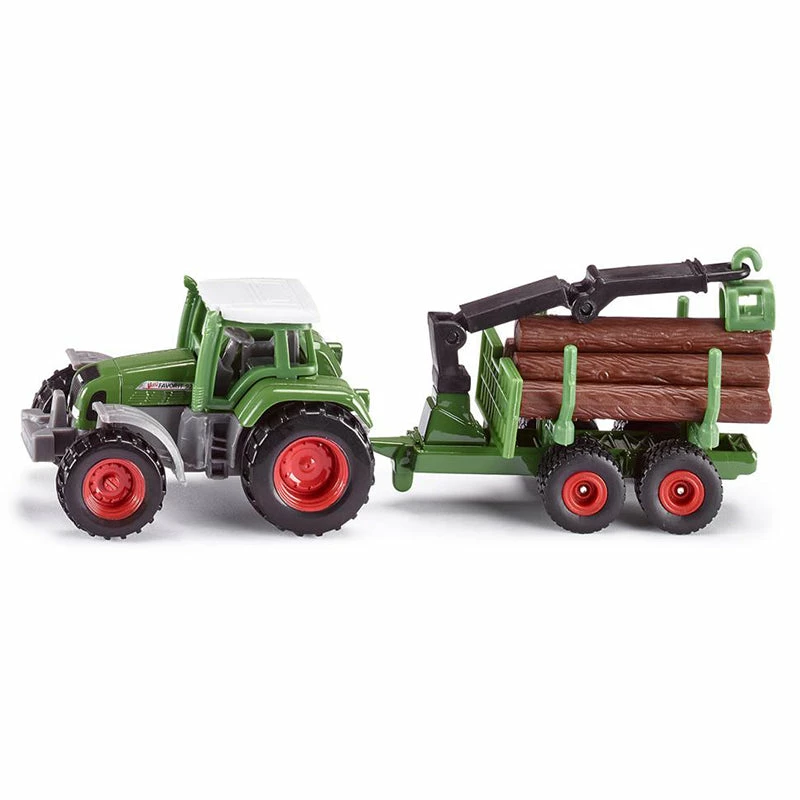Discount ⌛ Siku Fendt Tractor With Forestry Trailer ????